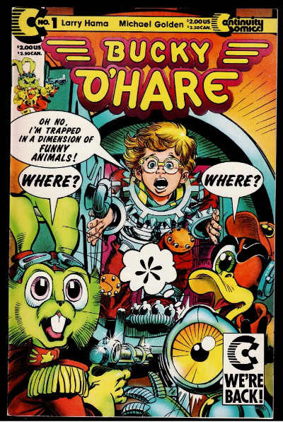 Bucky O'Hare #1 (1991, Continuity Comics) 1st Issue. VF.