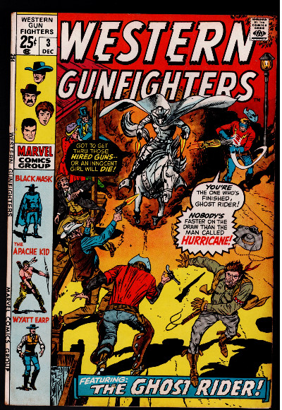 WESTERN GUNFIGHTERS #4 Ghost RIDER Apache KID GunHAWK Feb 1971 USA comic book
