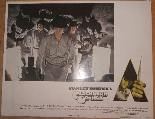 CLOCKWORK ORANGE (1972) 11x14 LOBBY CARD ART PRINT