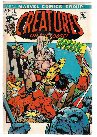 CREATURES ON THE LOOSE #16 1971-1975 VOLUME 1 MARVEL