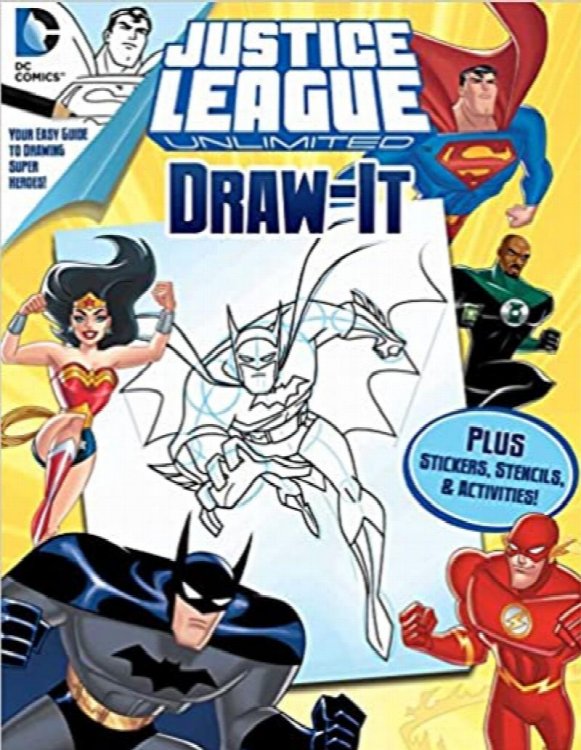 DC Justice League: Draw It (5) (LOVE TO DRAW) Paperback
