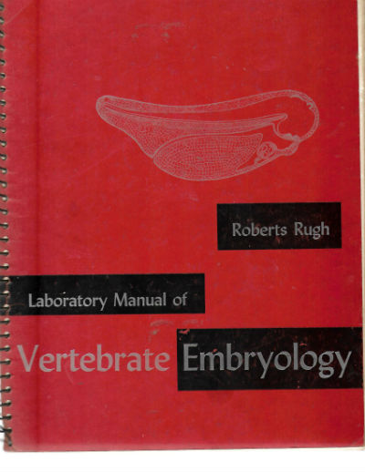 Laboratory Manual of Vertebrate Embryology