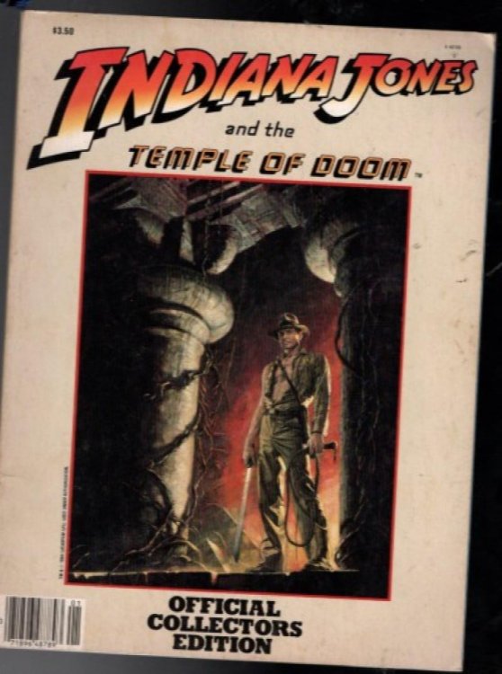 INDIANA JONES AND THE TEMPLE OF DOOM - 1984 - OFFICIAL COLLECTOR'S ED. MAGAZINE