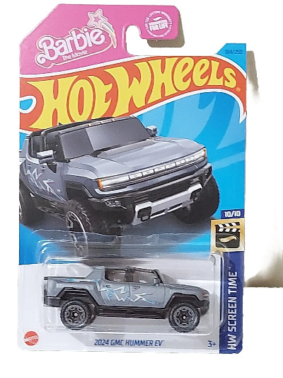 2023 Hot Wheels #184 HW Screen Time 2024 GMC Hummer EV Barbie The Movie