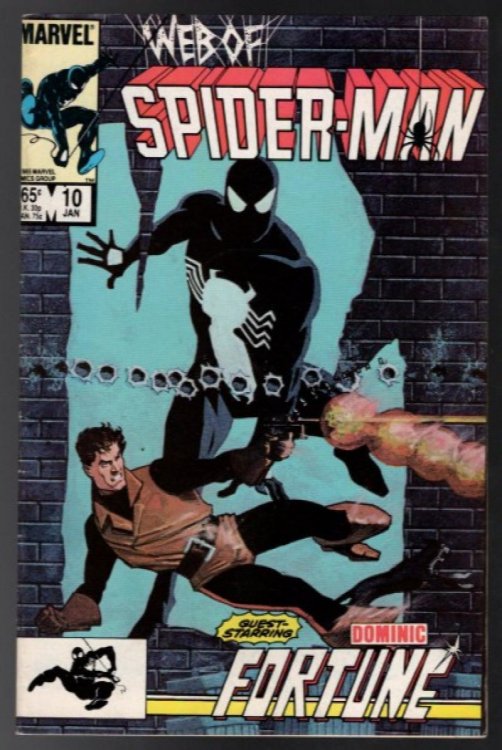 Web of Spider-Man #10 Dominic Fortune Great! Marvel Comics 1985
