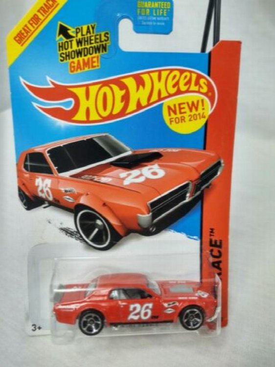 Hot Wheels 1968 '68 Mercury Cougar HW Race #26 red
