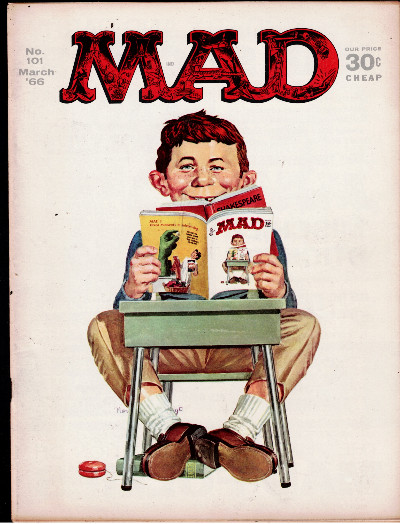 MAD MAGAZINE #101 - MARCH 1966 Good Studying