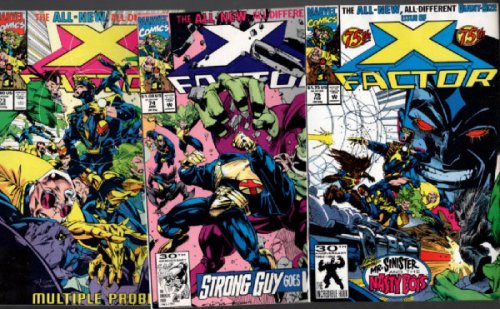 X-Factor #72 thru #76