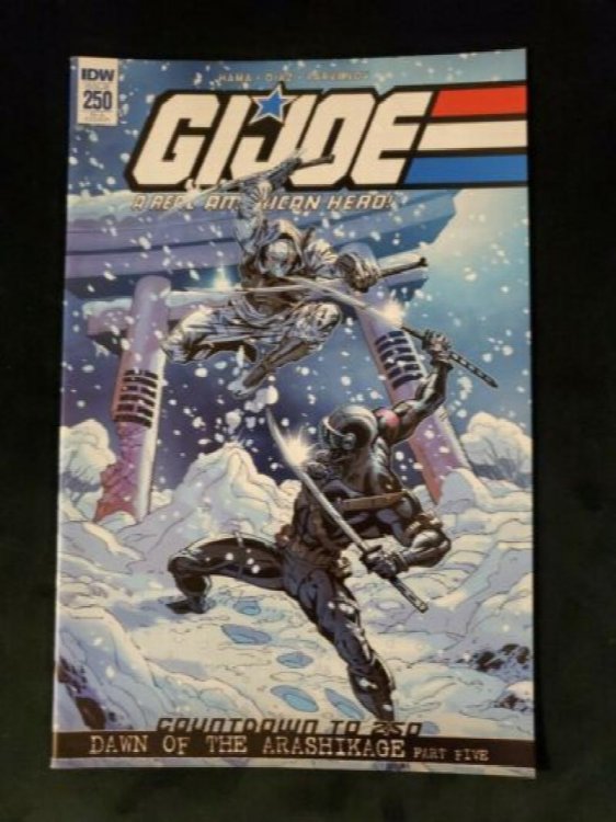 GI JOE A REAL AMERICAN HERO #250 INCENTIVE VARIANT STORM SHADOW SNAKE EYES