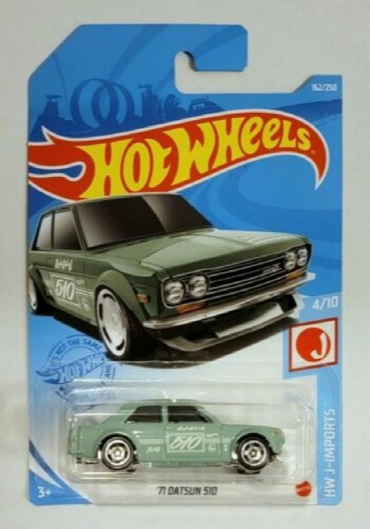 2021 Hot Wheels '71 Datsun 510 J-Imports 4/10 #162