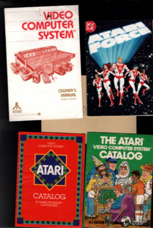 4 Booklets from Atari