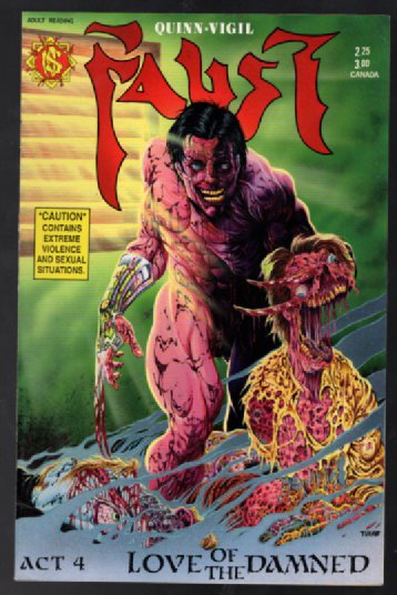 FAUST ACT 4 LOVE OF THE DAMNED NORTHSTAR TIM VIGIL 1ST PRINT!