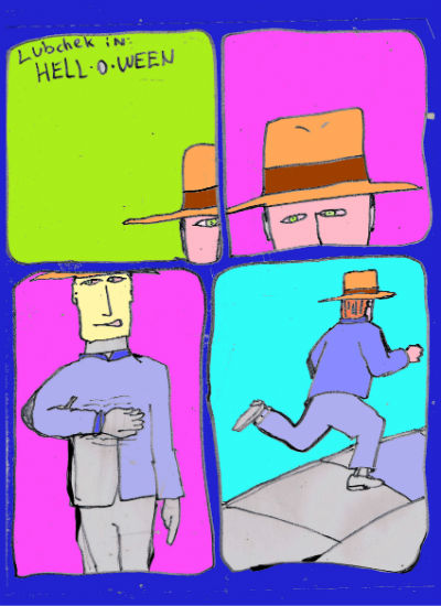 Lubchek in MiNosa Costra page 9 printed on High gloss photo paper