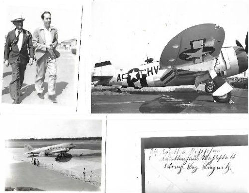 Lot of 14 vintage airplane photos