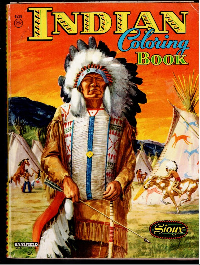 Indian Coloring Book Rand McNally