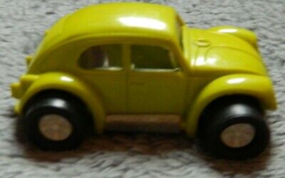 Vintage U.S.A. TONKA VW Volkswagen BEETLE BUG Yellow #57020 Plastic Body