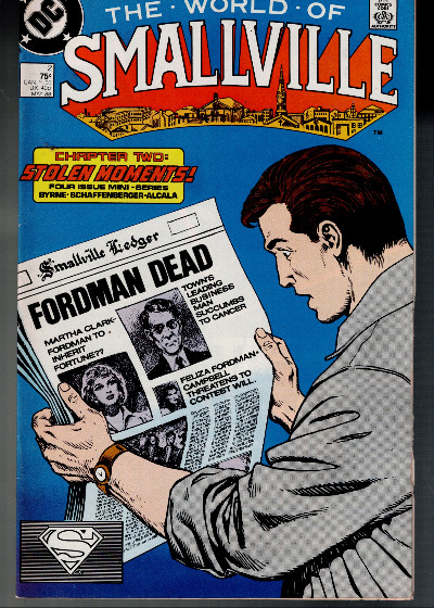 The World of Smallville # 2 of 4 John Byrne Mini-Series - DC Comics 1988