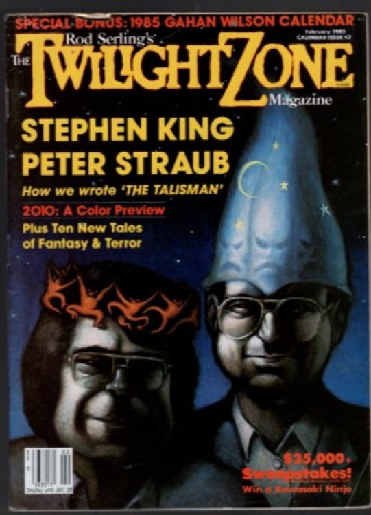 Twilight Zone Mag Stephen King Peter Straub February 1985