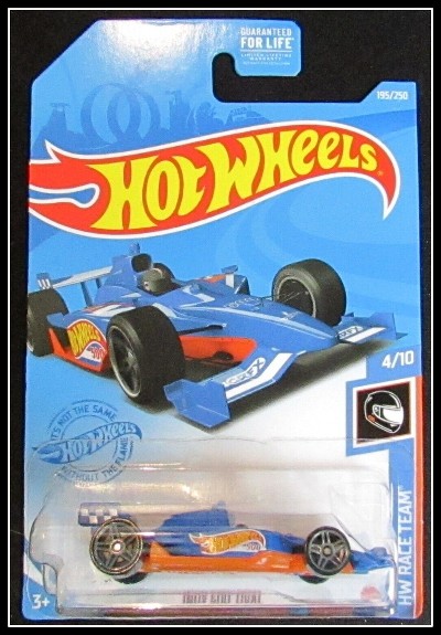Hot Wheels Blue Indy 500 Oval car 195/250