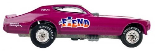Johnny Lightning The Fiend Dodge Charger Purple Funny Car 1995-loose