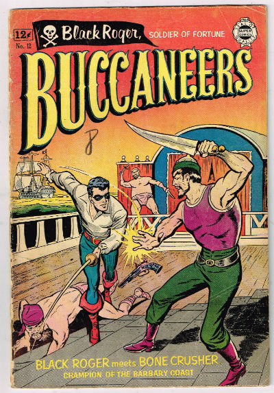 BUCCANEERS (SUPER REPRINT) #12 1964 ONE-SHOT I. W. ENTERPRISES (SUPER)