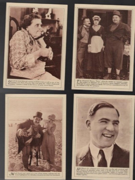 Vintage Hollywood photocards in B&W