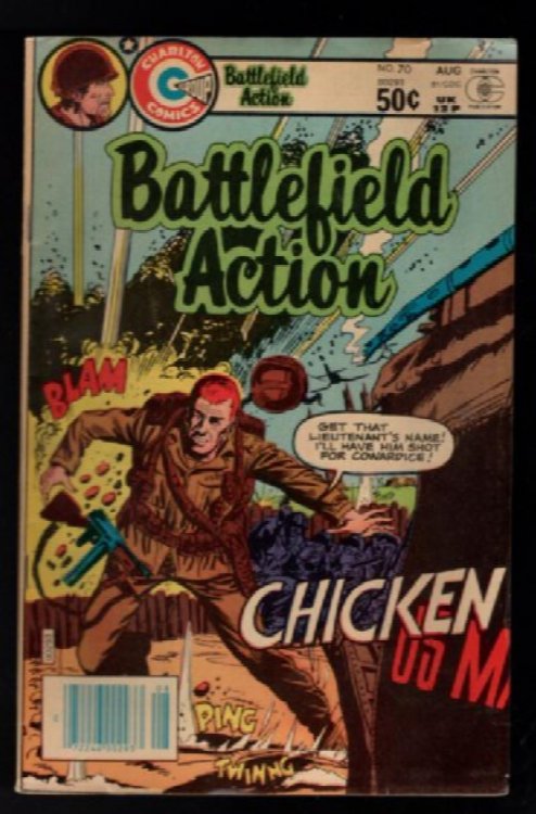 Battlefield Action #70 Charlton Comics August 1981