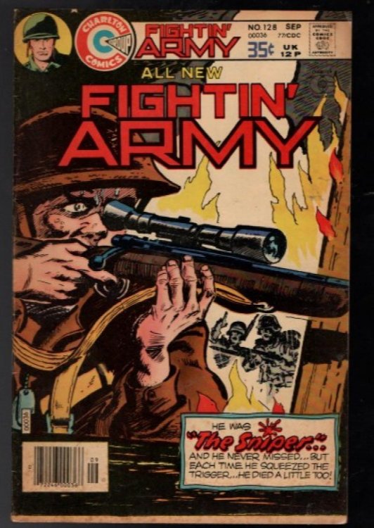 Fightin' Army #128 Charlton Comics 1977