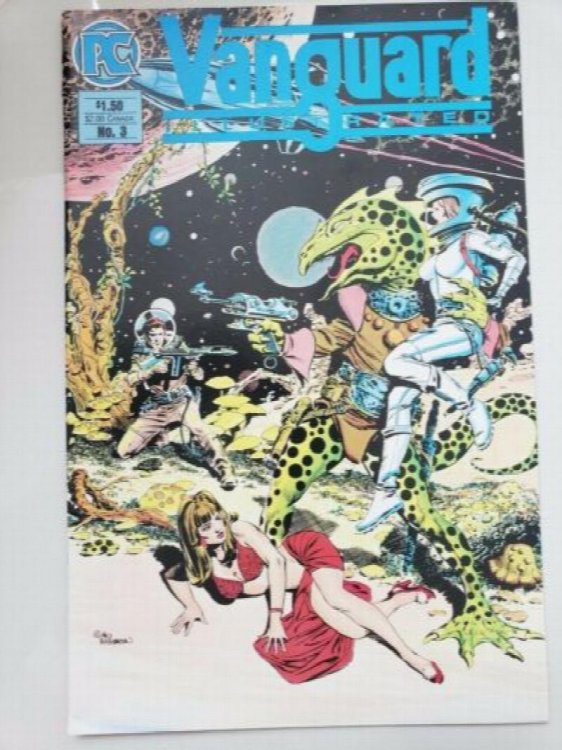 VANGUARD ILLUSTRATED #3 (1984) PC COMICS RARE ANTHOLOGY! AL WILLIAMSON COVER ART