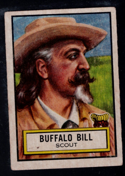 1952 Topps Look 'N See #54 William F. Cody/Buffalo Bill