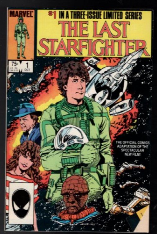 The LAST STARFIGHTER COMPLETE MINI SERIES # 1 - 3 MARVEL COMICS 1984 FILM ADAPT