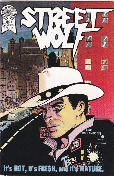 Street Wolf #1 Blackthorne Publishing Comic Book 1986
