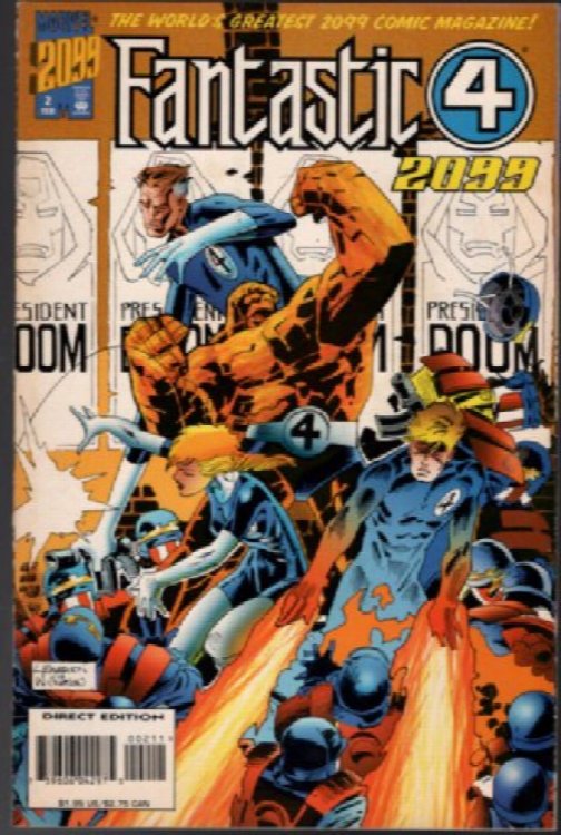 Fantastic Four 2099 #2 FN 1996