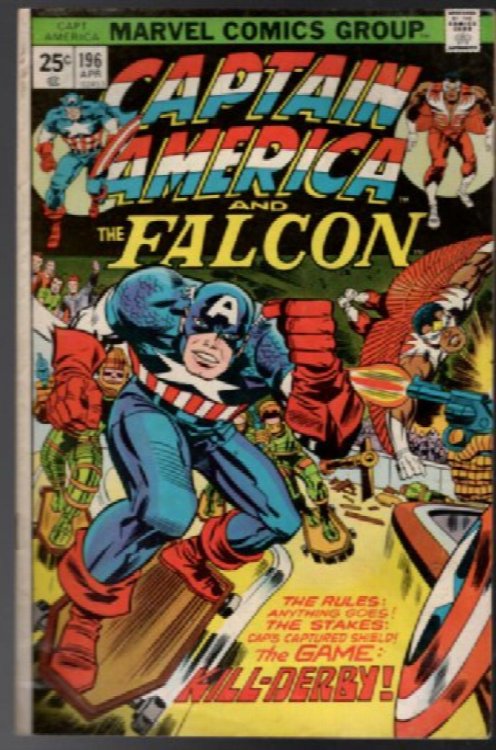 CAPTAIN AMERICA #196 (1976 Marvel Comics)Classic Kirby cover