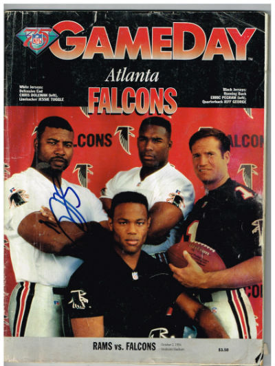 Gameday:Atlanta Falcons signed by Chris Doleman