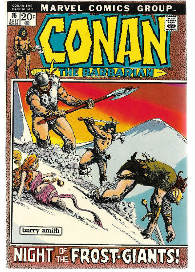 CONAN THE BARBARIAN #16 1970-1994 VOLUME 1 MARVEL