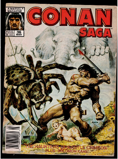 Conan Saga #36 (Newsstand) VG; Marvel we combine shipping
