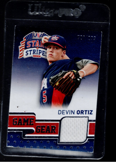 2015 Panini Stars and Stripes Game Gear #028/299 Devin Ortiz #31