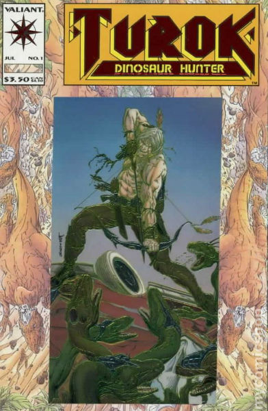 Turok Dinosaur Hunter #1;AWESOME FOIL COVER!!!Gives us Indians much dignity!!