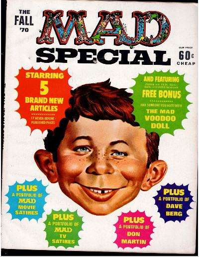 MAD SPECIAL THE FALL 70' 1970 MAGAZINE COMIC BOOK