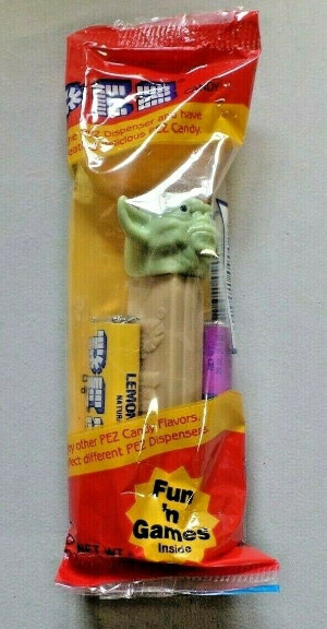 Star Wars YODA PEZ Fun 'N Games Candy Dispenser NEW Sealed NIP