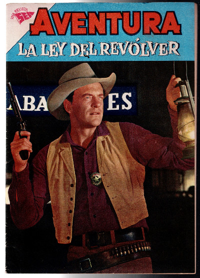AVENTURA 583 LA LEY DEL REVLVER MARZO 1969 ED NOVARO SPANISH MEXICAN COMIC