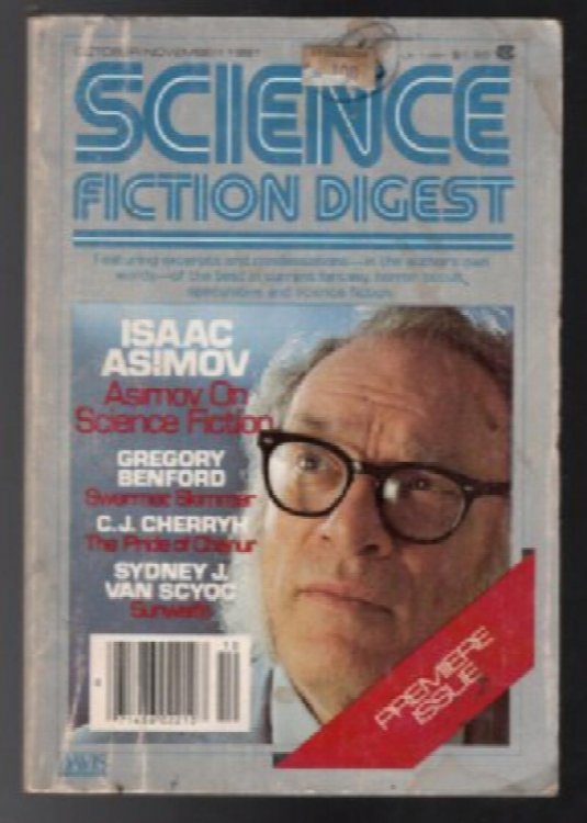 Isaac Asimov / Science Fiction Digest Premiere Issue October/ November 1981