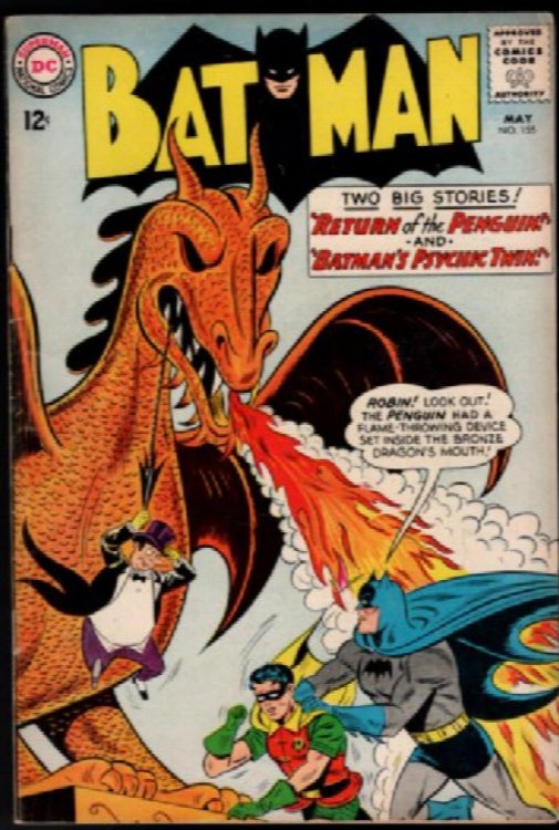 BATMAN #155 1ST SILVER AGE APP OF THE PENGUIN SHELDON MOLDOFF COVER