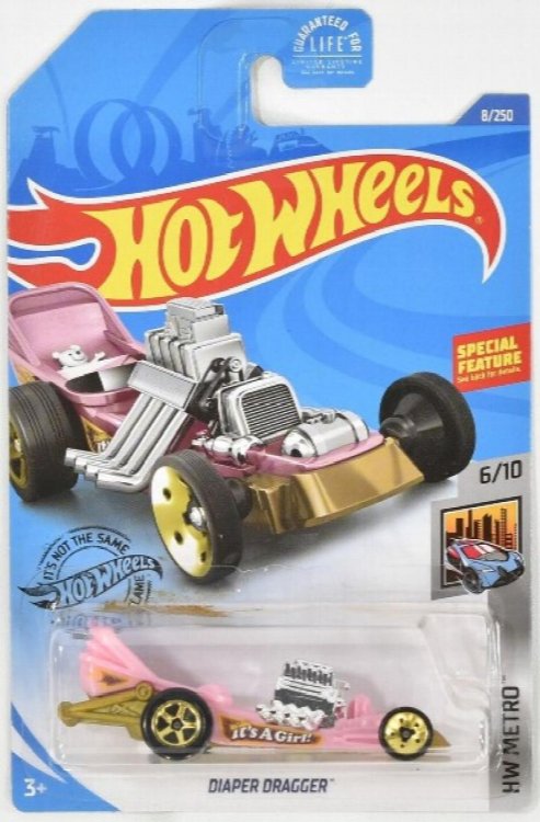 Hot Wheels Die Cast 2020 Mattel Diaper Dragger HW Metro 6/10 8/250 Mattel 2020