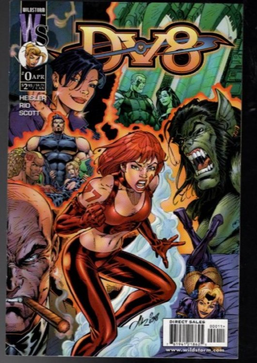 Wildstorm/Image Comics DV8 Comic Book Issue #0A (1996) Super Hero Team Adventure