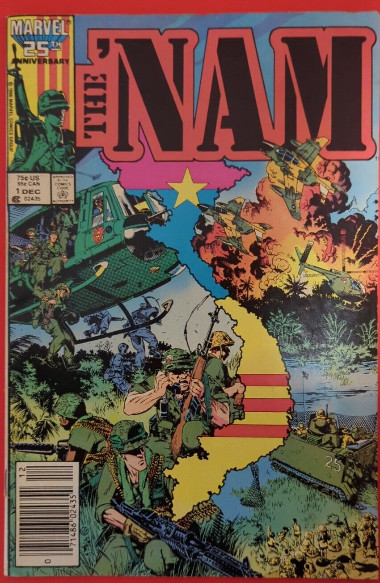 The NAM #1 Marvel Comics 1986 Vietnam Vintage NEWSSTAND KEY