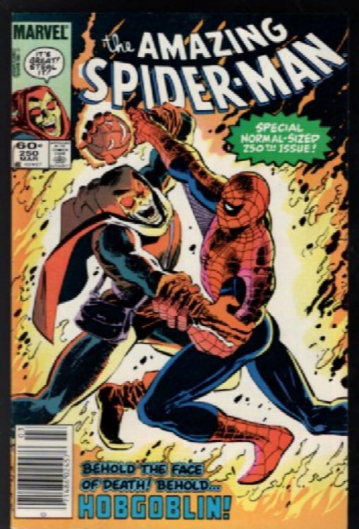 Amazing Spider-Man #250 Classic Hobgoblin Battle Cover - Marvel (1984