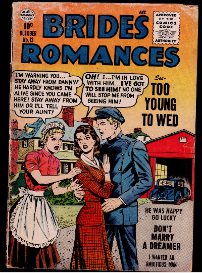 Brides Romances 13 Quality Comics Golden Age
