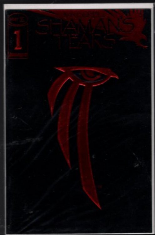 Shaman's Tears # 1 (1993) Image Comics Embossed Red Foil Stamped Mike Grell